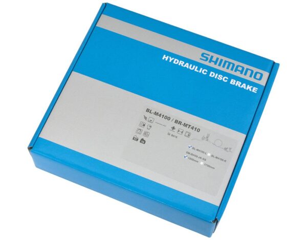 Frana pe disc Shimano BL-M4100(L), BR-MT410(F), set - Wheelsports